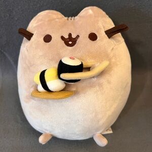 Sushi grey Pusheen stuffed animal